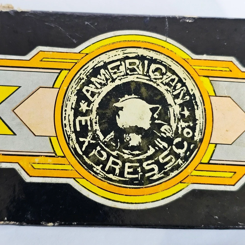Vintage American Express Co Wells Butterfield Stagecoach Belt Buckle Synek NYC